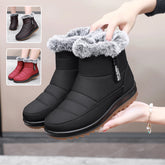 Winter Boot With Side Zipper Fashion Warm Plush Short Shoes | Vibra Cloth