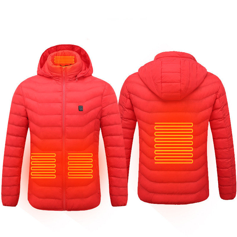 New Heated Jacket Coat USB Electric Jacket Cotton Coat | Vibra Cloth