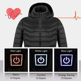 New Heated Jacket Coat USB Electric Jacket Cotton Coat | Vibra Cloth