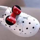 Light-up Shoes Girls Bowknot LED Light-up Shoes Breathable B | Vibra Cloth