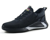 Men Work Safety Shoes Anti-Puncture Working Sneakers Male In | Vibra Cloth