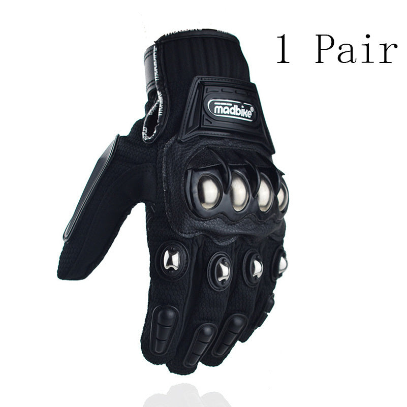 Hot Style Off-Road Motorcycle Riding Gloves Alloy Protective | Vibra Cloth