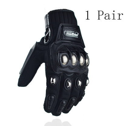 Hot Style Off-Road Motorcycle Riding Gloves Alloy Protective | Vibra Cloth
