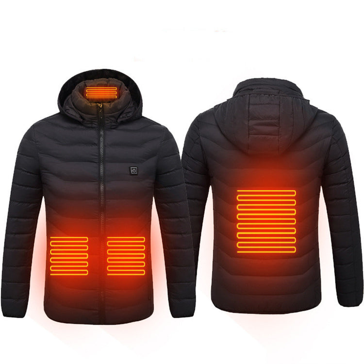 New Heated Jacket Coat USB Electric Jacket Cotton Coat | Vibra Cloth