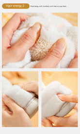 Winter Girls Boys Keep Warm Home Indoor Fluffy Cotton Shoes | Vibra Cloth