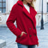Loose Lapel Fluffy Coat Winter Button Jacket Cardigan | Vibra Cloth