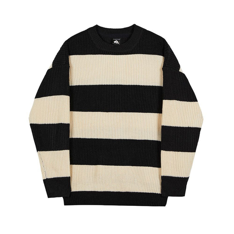 Striped Crewneck Sweater Men&