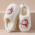 Cute Snowman Slippers Winter Indoor Household Warm Plush | Vibra Cloth