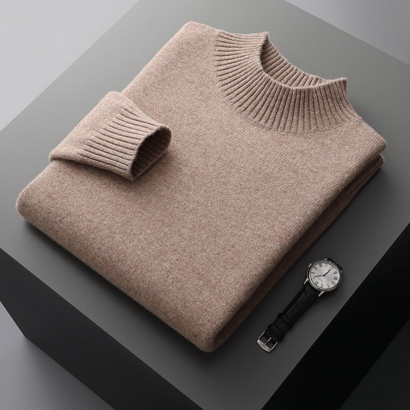 Mock Neck Sweater Men&