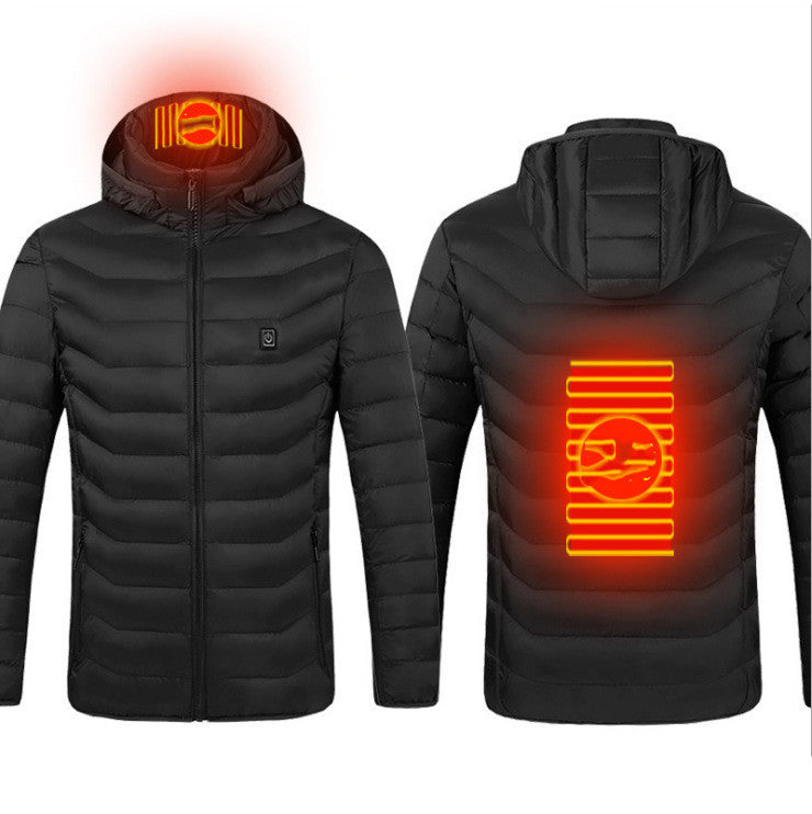 New Heated Jacket Coat USB Electric Jacket Cotton Coat | Vibra Cloth