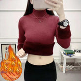 Turtle Neck Winter Sweater Women Elegant Thick Warm Female | Vibra Cloth