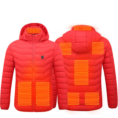 New Heated Jacket Coat USB Electric Jacket Cotton Coat | Vibra Cloth