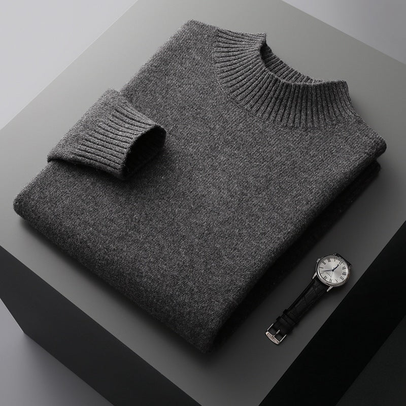 Mock Neck Sweater Men&