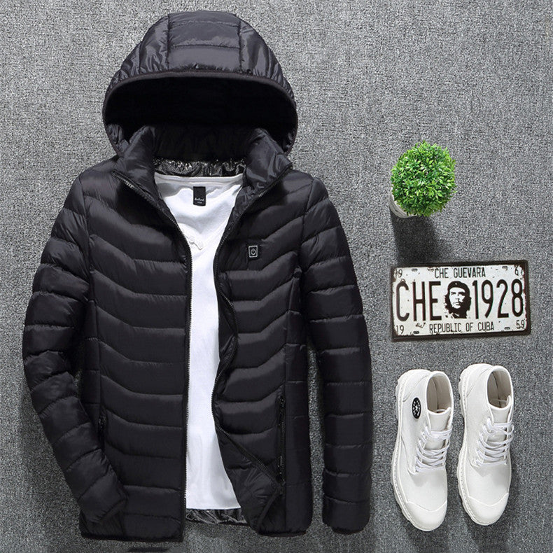 New Heated Jacket Coat USB Electric Jacket Cotton Coat | Vibra Cloth