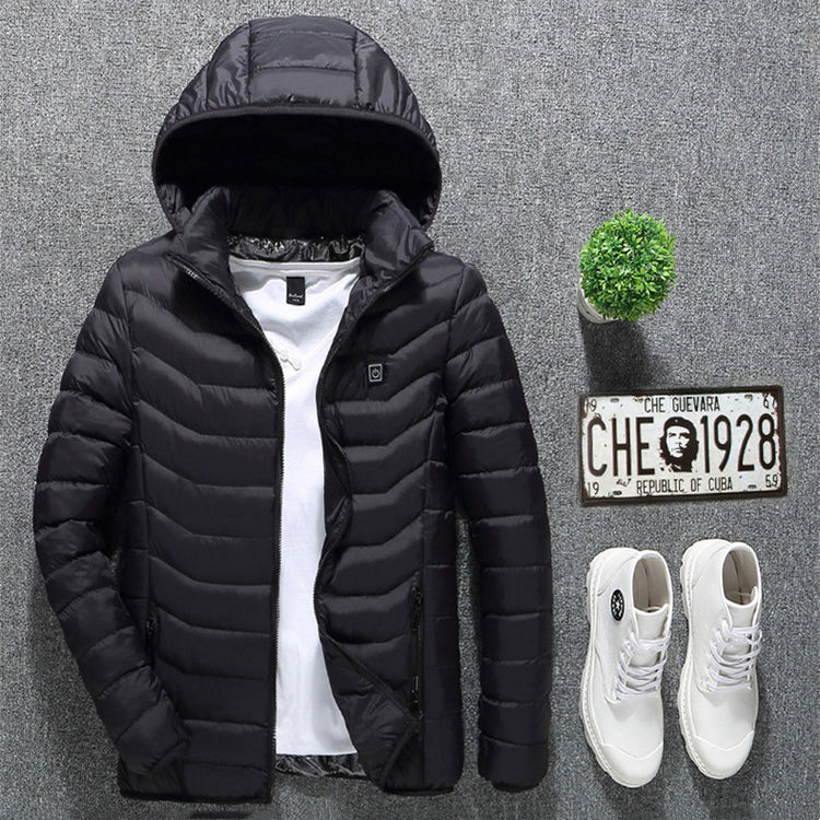 New Heated Jacket Coat USB Electric Jacket Cotton Coat | Vibra Cloth