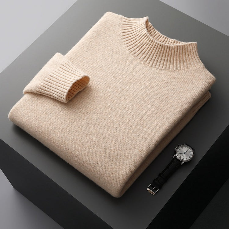 Mock Neck Sweater Men&