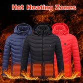 New Heated Jacket Coat USB Electric Jacket Cotton Coat | Vibra Cloth