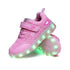 Size 26-37 Kids Led USB Recharge Glowing Shoes Children&