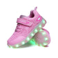 Size 26-37 Kids Led USB Recharge Glowing Shoes Children&
