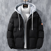 Fashion Hooded Jacket Men Winter Windproof Thickened | Vibra Cloth