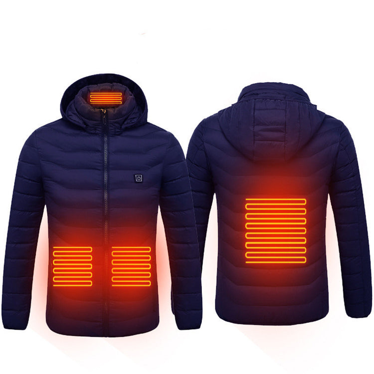 New Heated Jacket Coat USB Electric Jacket Cotton Coat | Vibra Cloth