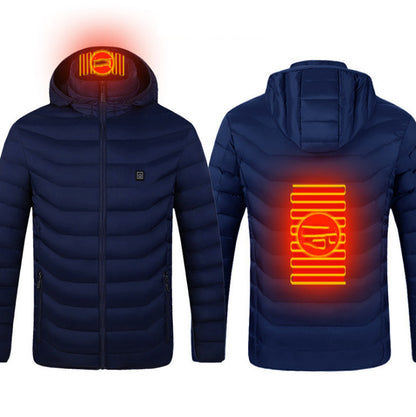 New Heated Jacket Coat USB Electric Jacket Cotton Coat | Vibra Cloth