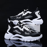 White Sneakers Men Non Slip Walking Running Shoes Sports | Vibra Cloth