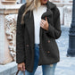 Loose Lapel Fluffy Coat Winter Button Jacket Cardigan | Vibra Cloth