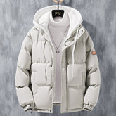 Fashion Hooded Jacket Men Winter Windproof Thickened | Vibra Cloth