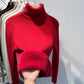 Turtle Neck Winter Sweater Women Elegant Thick Warm Female | Vibra Cloth