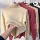 Turtle Neck Winter Sweater Women Elegant Thick Warm Female | Vibra Cloth
