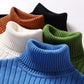 Turtleneck Sweater Men Women Ins Fashion Solid Striped | Vibra Cloth