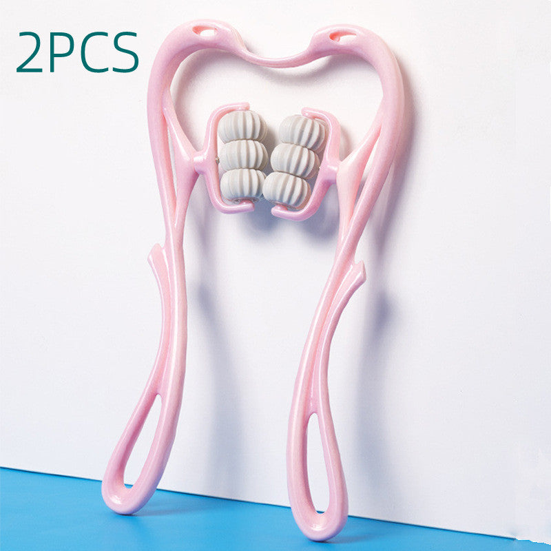 Neck Massager – Multifunctional Six-Wheel Manual Roller | Vibra Cloth