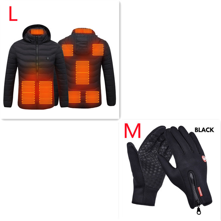 New Heated Jacket Coat USB Electric Jacket Cotton Coat | Vibra Cloth