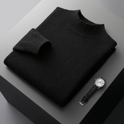 Mock Neck Sweater Men&