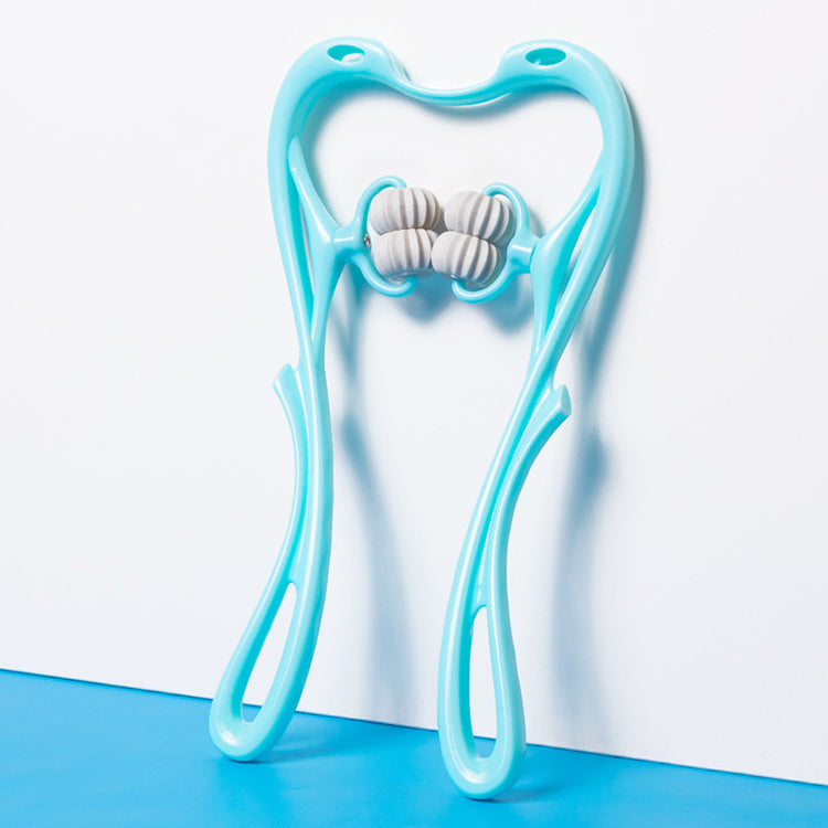 Neck Massager – Multifunctional Six-Wheel Manual Roller | Vibra Cloth