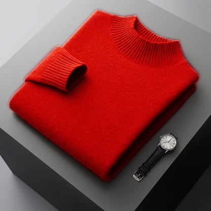 Mock Neck Sweater Men&