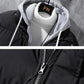 Fashion Hooded Jacket Men Winter Windproof Thickened | Vibra Cloth