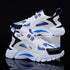 White Sneakers Men Non Slip Walking Running Shoes Sports | Vibra Cloth