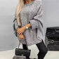 Winter Loose Batwing Sleeve Pullover Sweater Fashion Oversized Knitted | Vibra Cloth