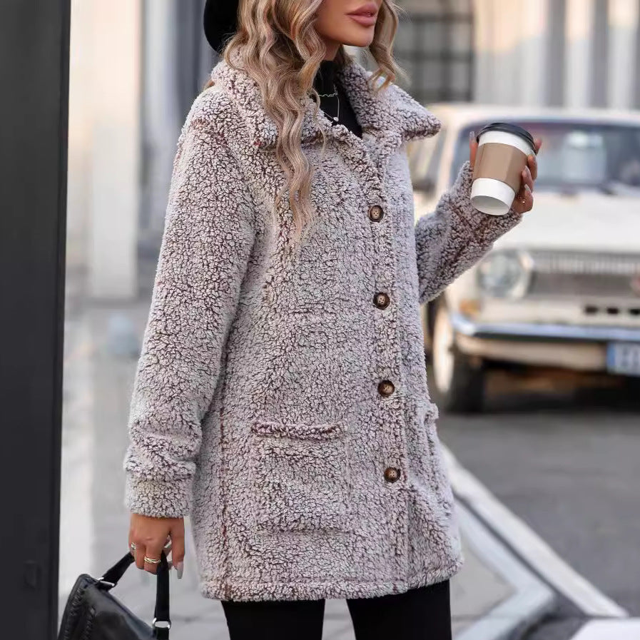 Casual Loose Cardigan Cotton-padded Jacket For Women | Vibra Cloth