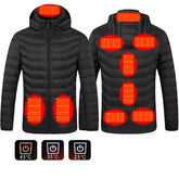 New Heated Jacket Coat USB Electric Jacket Cotton Coat | Vibra Cloth