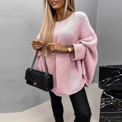Winter Loose Batwing Sleeve Pullover Sweater Fashion Oversized Knitted | Vibra Cloth
