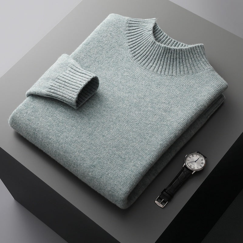 Mock Neck Sweater Men&