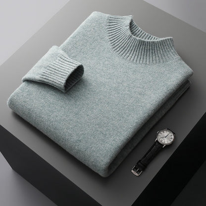 Mock Neck Sweater Men&