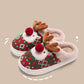 Cute Christmas Elk Plush Slippers Winter Ins Fashion Non-sli | Vibra Cloth