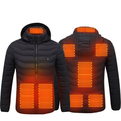 New Heated Jacket Coat USB Electric Jacket Cotton Coat | Vibra Cloth