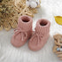 Infant Solid Color Cute Bowknot Knitted Toddler Shoes | Vibra Cloth