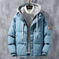 Fashion Hooded Jacket Men Winter Windproof Thickened | Vibra Cloth
