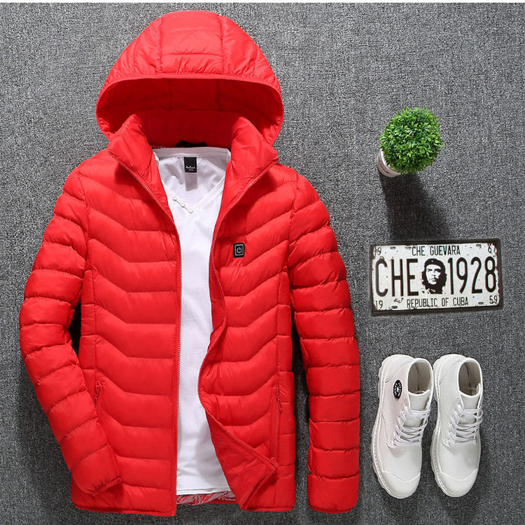 New Heated Jacket Coat USB Electric Jacket Cotton Coat | Vibra Cloth